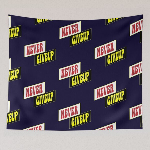 Item preview, Never give up, Motivational quotes, positive words and inspirational sayings for encouraging to do the best in your life. designed and sold by Quotesgallery.