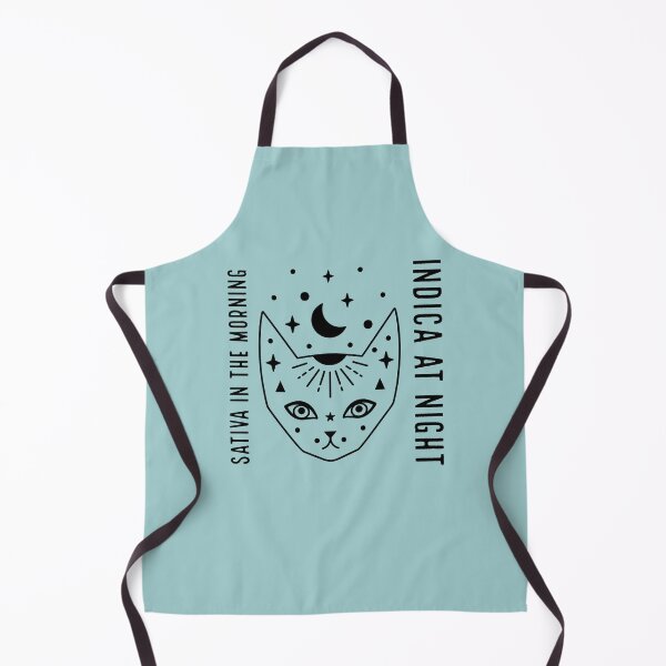Item preview, Sativa in the Morning Indica at Night Cat Design Weed/Cannabis/Pot/Marijuana Joint for 420 Smokers and Stoners designed and sold by SteamParliament.