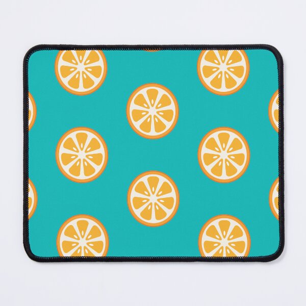 Item preview, seamless pattern with oranges slices in turquoise background. Endless texture can be used for wallpaper,printing on fabric, paper, scrapbooking designed and sold by toomi123.