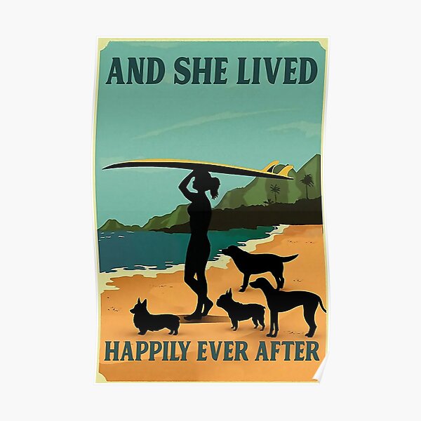 Surfing And She lived Happily Ever After Poster