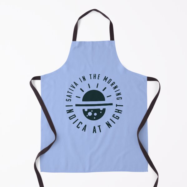Item preview, Sativa in the Morning Indica at Night Sun and Moon Design Weed/Cannabis/Pot/Marijuana Joint for 420 Smokers and Stoners designed and sold by SteamParliament.
