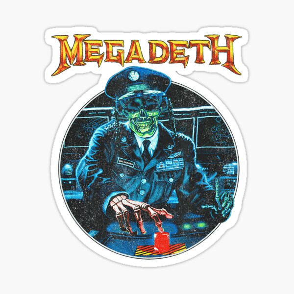 Megadeth – Bouton Général Vic Sticker
