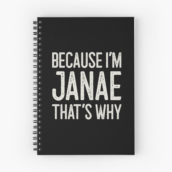 Item preview, Because I’m Janae That’s Why Funny Personalized Name designed and sold by MariosNydras.
