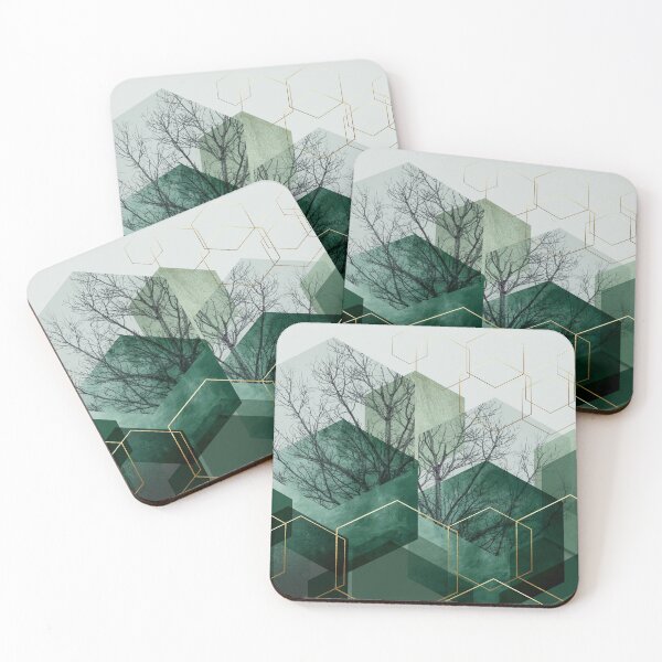 Item preview, Emerald Green Treescape designed and sold by UrbanEpiphany.