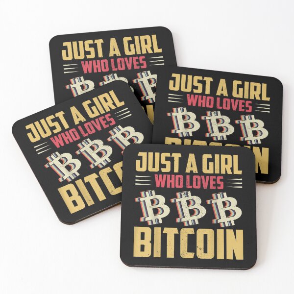 Item preview, Just A Girl Who Loves Bitcoin Btc Cryptocurrency Crypto  designed and sold by aprilsav.