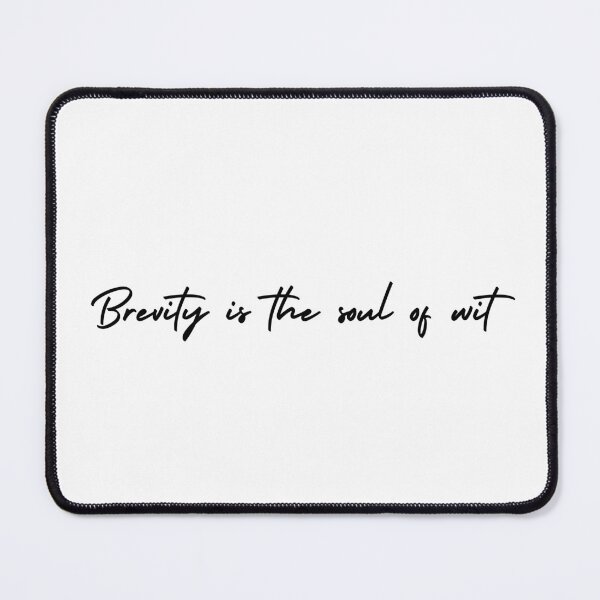 Item preview, Shakespeare Quote From Hamlet - Brevity is the soul of wit designed and sold by violet-hope.
