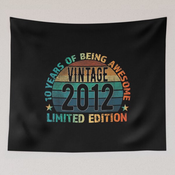 Item preview, 10th Birthday Gift Kids Vintage 2012 10 Years Old Colored  designed and sold by aprilsav.