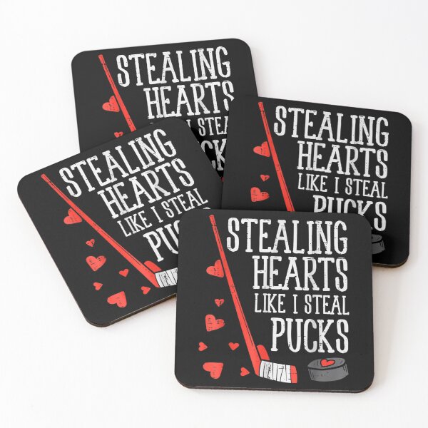 Item preview, Stealing Hearts Like I Steal Pucks Hockey Valentines Day  designed and sold by wendyy88.