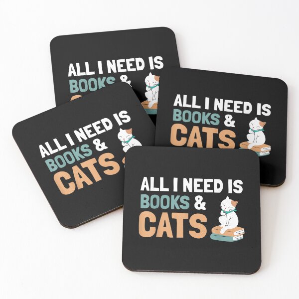 Item preview, Cat Lovers All I Need Is Books Cats Book  designed and sold by wendyy88.