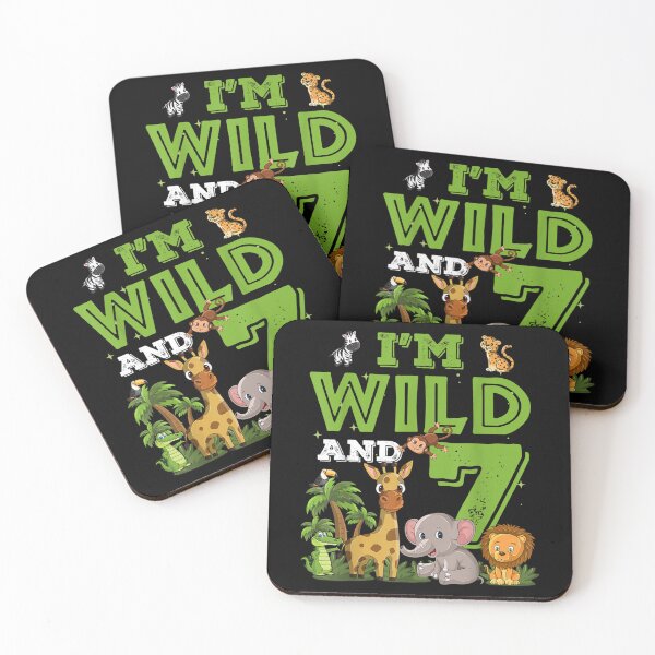 Item preview, I'm Wild And Seven 7 Birthday 7 Year Old Birthday  designed and sold by wendyy88.