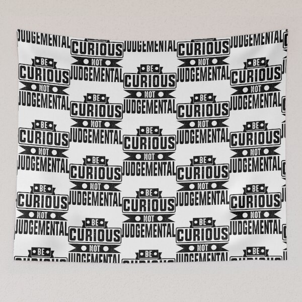 Item preview, Be Curious Not Judgemental Football Series Lover    designed and sold by BellaTshirtBout.