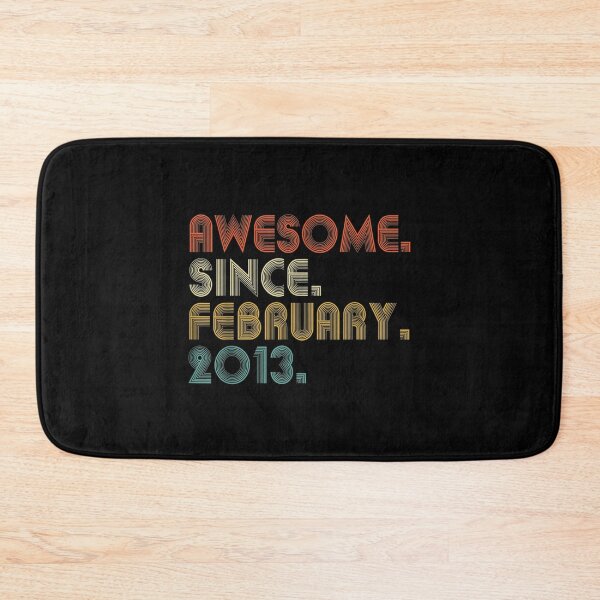 Item preview, 9 Years Old Awesome Since February 2013 9th Birthday Gifts  designed and sold by aprilsav.