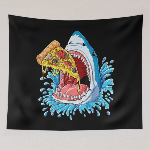 Item preview, Pizza Eating Shark Kids Boys Food Lovers Jawsome  designed and sold by aprilsav.