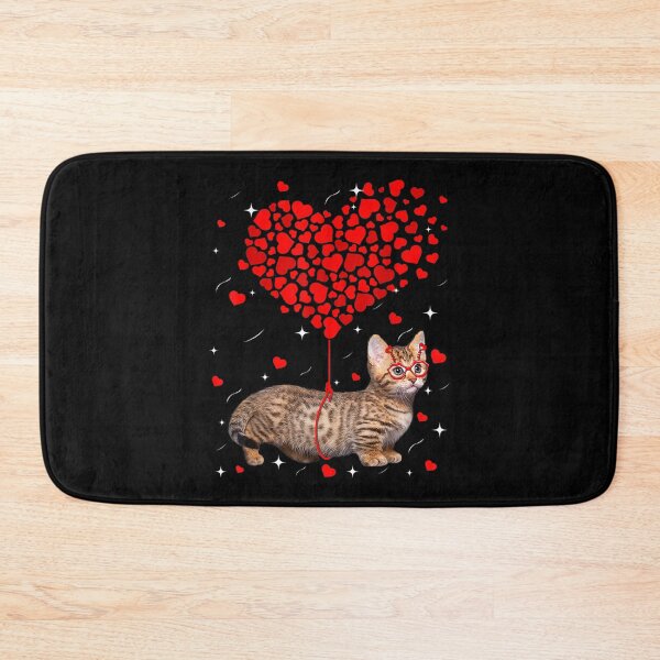 Item preview, Funny Munchkin Cat Valentine Pet Kitten Cat Lover  designed and sold by aprilsav.