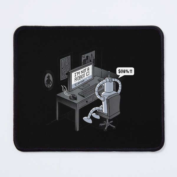 Item preview, I'm Not A Robot Captcha Internet Hackers Graphic Theme  designed and sold by aprilsav.