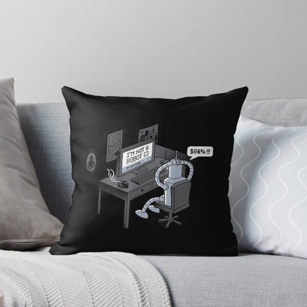 Item preview, I'm Not A Robot Captcha Internet Hackers Graphic Theme  designed and sold by aprilsav.