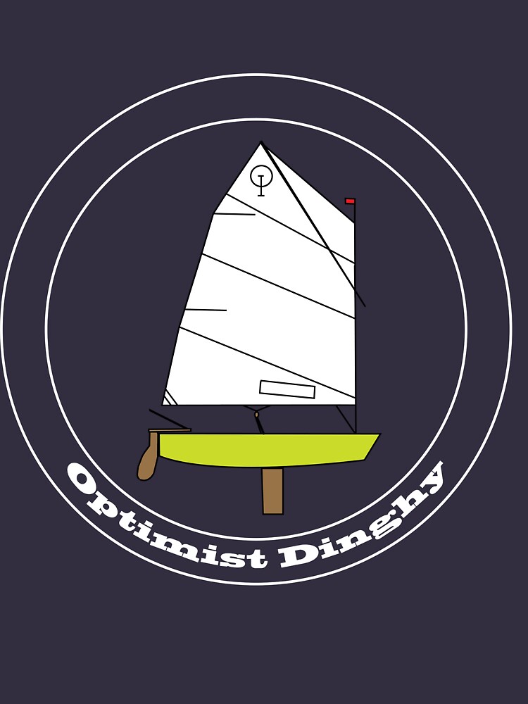 "Optimist Sailing Dinghy" Tshirt for Sale by CHBB Redbubble sailing dingy tshirts