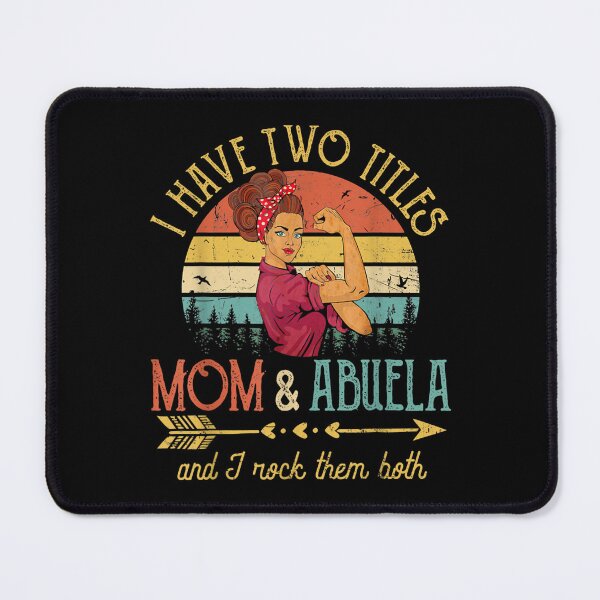 Item preview, I Have Two Titles Mom And Abuela Women Vintage Decor Grandma  designed and sold by aprilsav.