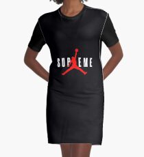 Red Dunker Graphic T-Shirt Dress