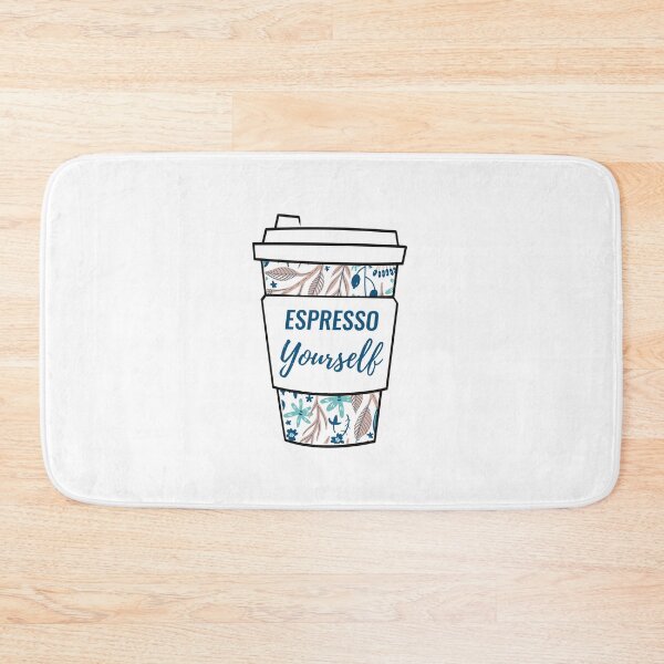 Aperçu de l'œuvre Espresso Yourself - Expresso Yourself - citation de café créée et vendue par MOONINSPIRATION.
