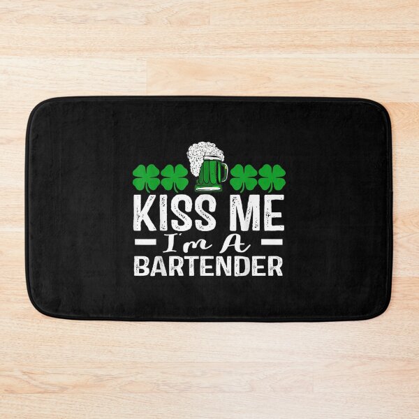 Item preview, Kiss Me I'm A Bartender St Patricks Day Men Women  designed and sold by aprilsav.