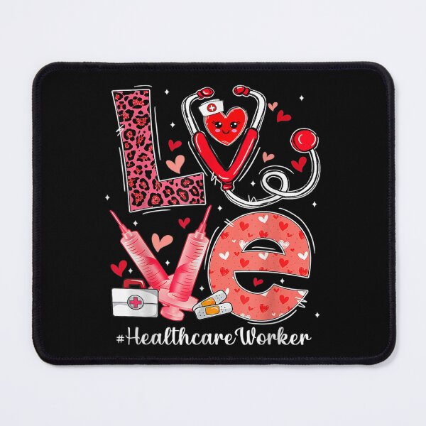 Item preview, Love Heart Stethoscope Healthcare Worker Funny Valentine Day designed and sold by aprilsav.