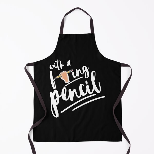 Item preview, With A F-ing Pencil - John Quotes designed and sold by CottonCadier.