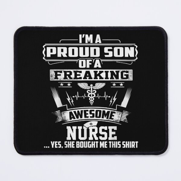 Item preview, Mens Son Of A Freaking Awesome Nurse Rn Nursing Funny Gifts Son  designed and sold by aprilsav.
