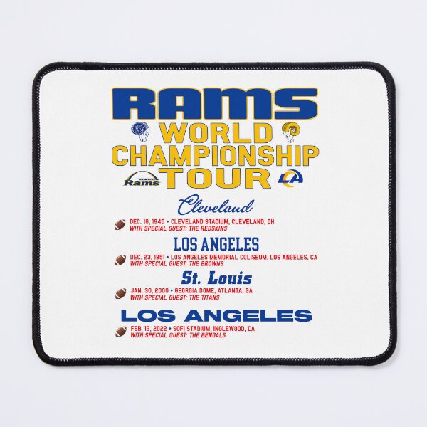 Item preview, Rams World Champs Tour - Poster designed and sold by Ramheart.