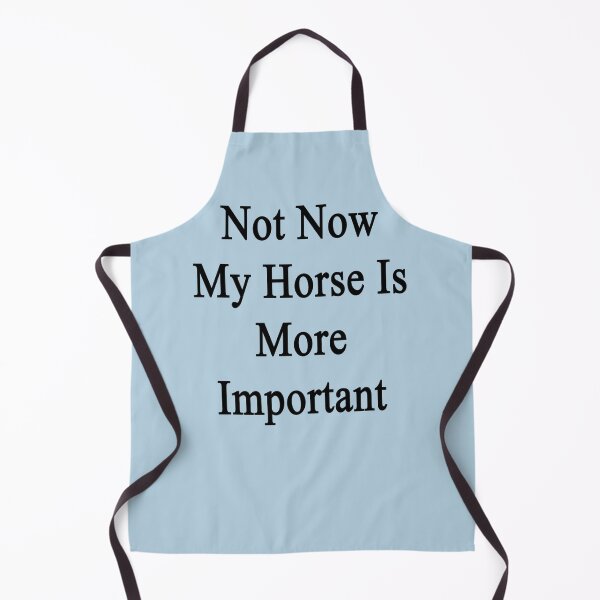 Item preview, Not Now My Horse Is More Important Sticker designed and sold by Maximmidt.
