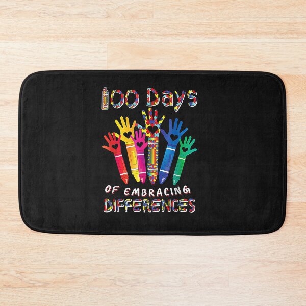 Item preview, Autism Awareness Embrace Differences 100 Days Of School designed and sold by SeppeGoffin.