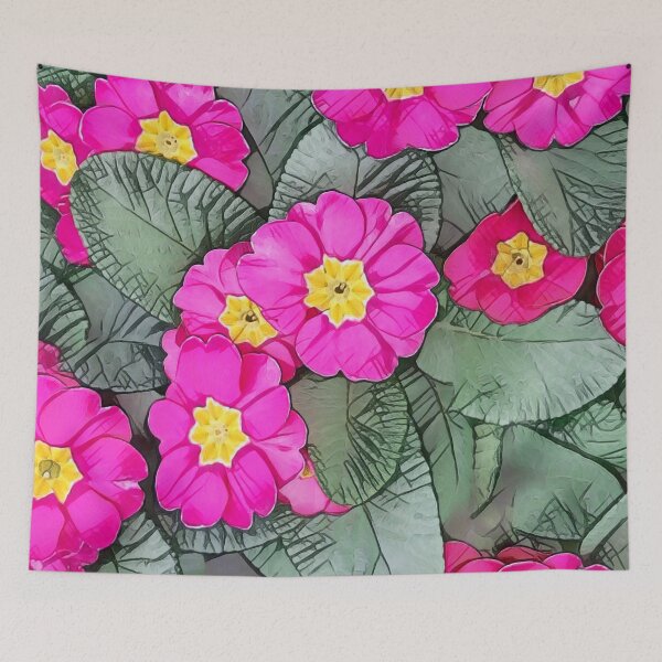 Item preview, Pink Primrose Primula Flower Design designed and sold by Heathermarie321.