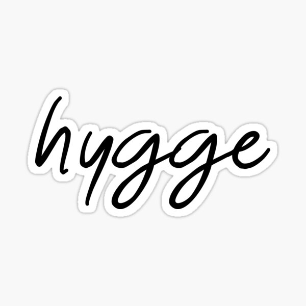 Item preview, Hygge - Black Handwritten Typography Design designed and sold by Jess Harrison.