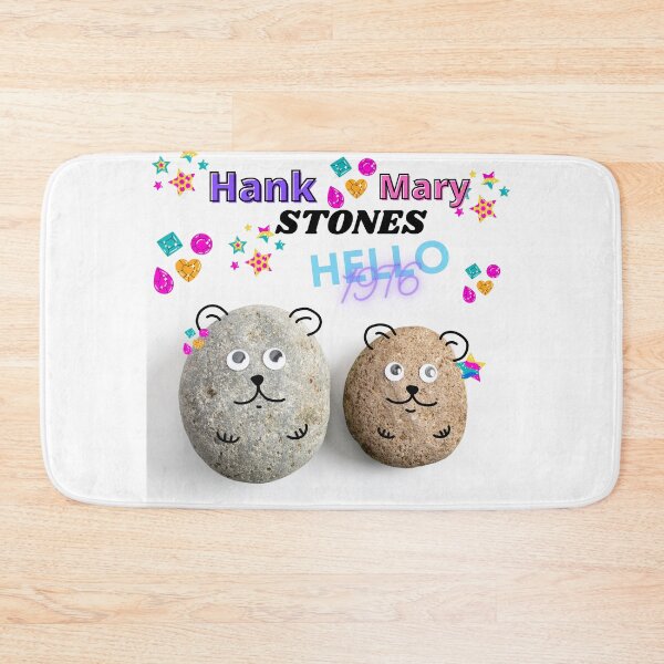 Item preview, Hank and Mary Stones Hello 1976 Pet Rocks Mood Rings designed and sold by LGMmugsdesign.
