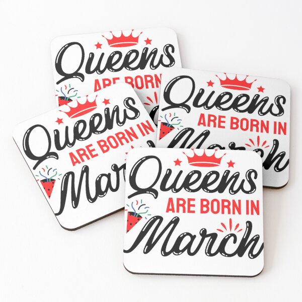 Item preview, Queens Are Born In March | March Birthday Quotes | Funny Birthday Quotes  designed and sold by chetan786.