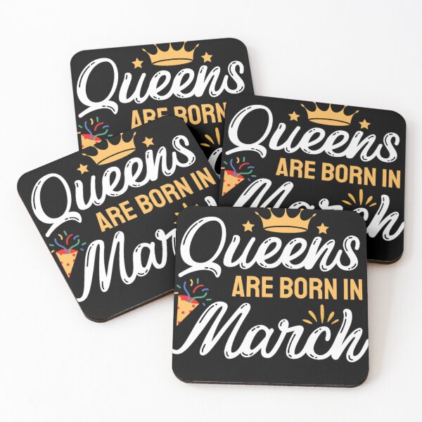 Item preview, Queens Are Born In March | March Birthday Quotes | Funny Birthday Quotes  designed and sold by chetan786.