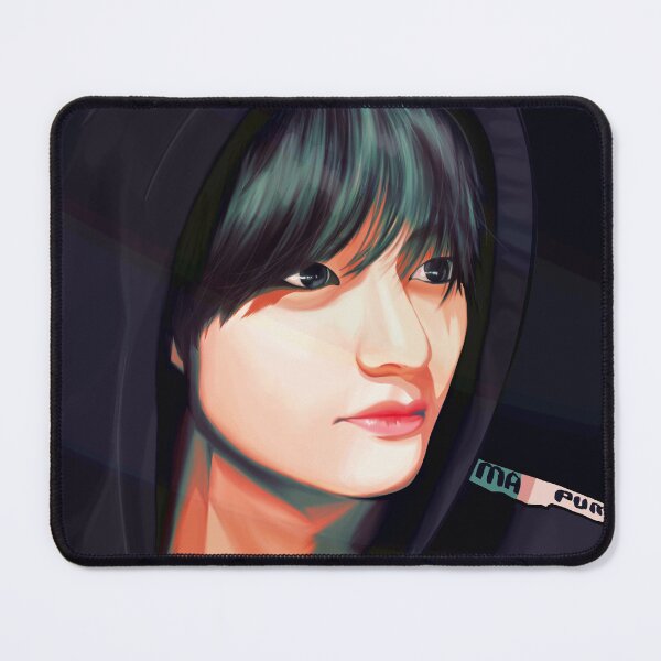 Item preview, BTS Taehyung 3/4 Profile (Dark Version) designed and sold by ShyHero.
