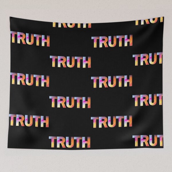 Item preview, Truth | Rainbow Cloud Text Design | Ascension | Enlightened | Authenticity designed and sold by FrequencyV.