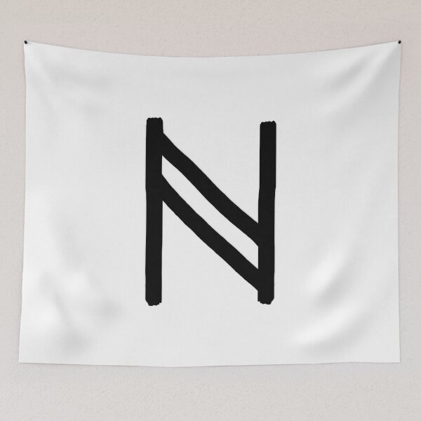 Item preview, Black Hagalaz Rune - Paintbrush - Version 2 designed and sold by Diverlier.