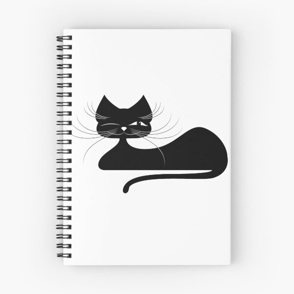 Item preview, Winking Black Cat designed and sold by acatherine.