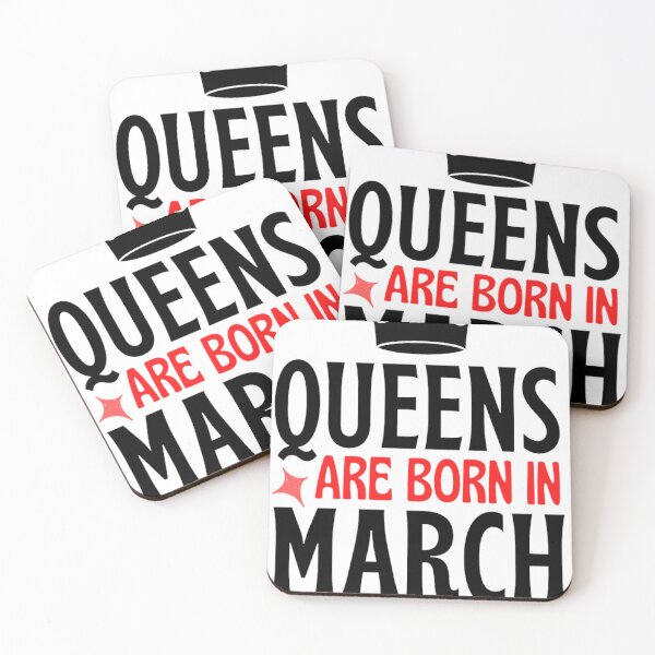 Item preview,  Queens Are Born In March | March Birthday Quotes | Funny Birthday Quotes  designed and sold by chetan786.