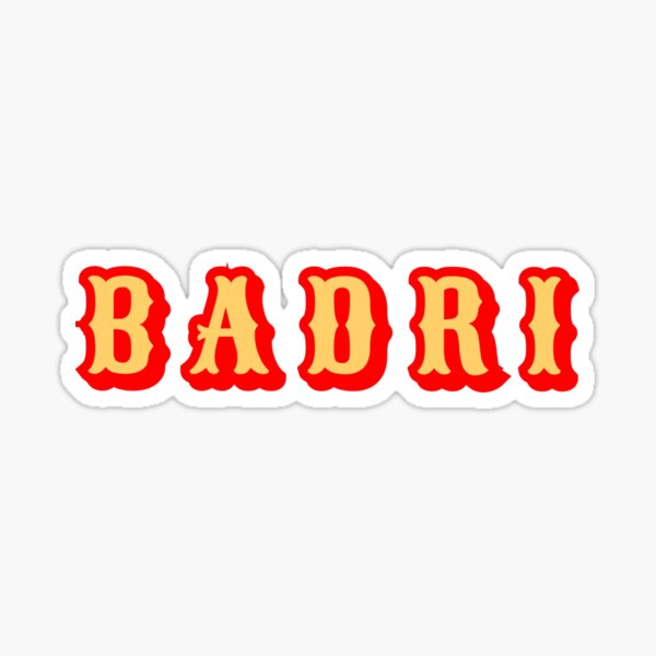 Badri Stickers for Sale | Redbubble Badri Stickers for Sale | Redbubble