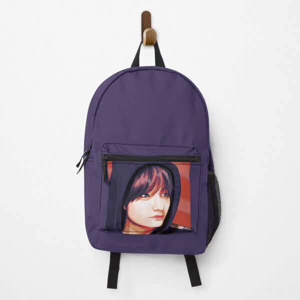 Item preview, BTS Taehyung 3/4 Profile (Red-Purple Version) designed and sold by ShyHero.