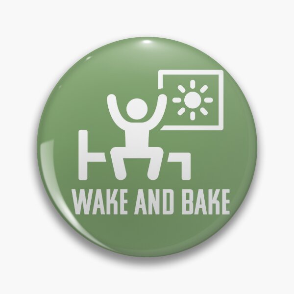 Item preview, Wake and Bake Weed/Pot/Cannabis/Marijuana Funny Morning Design for Stoners and 420 Smokers designed and sold by SteamParliament.