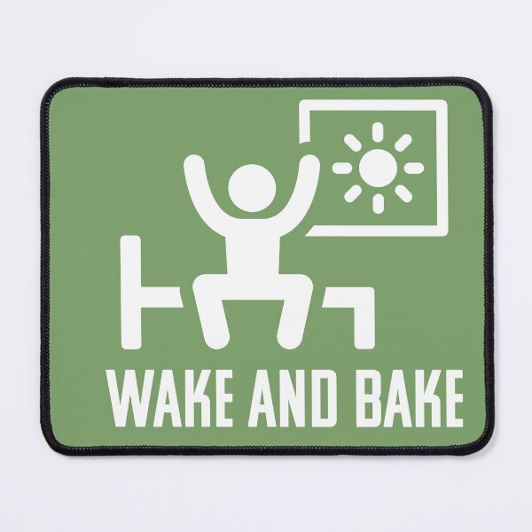Item preview, Wake and Bake Weed/Pot/Cannabis/Marijuana Funny Morning Design for Stoners and 420 Smokers designed and sold by SteamParliament.