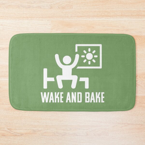 Item preview, Wake and Bake Weed/Pot/Cannabis/Marijuana Funny Morning Design for Stoners and 420 Smokers designed and sold by SteamParliament.