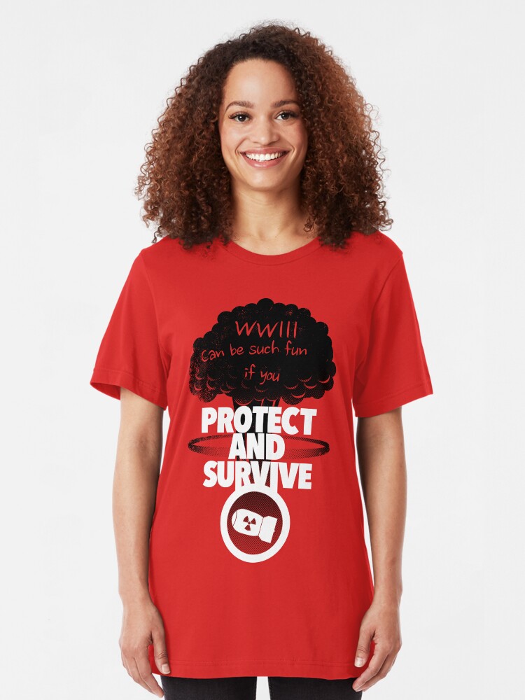 "Protect and Survive" Tshirt by m1a2 Redbubble