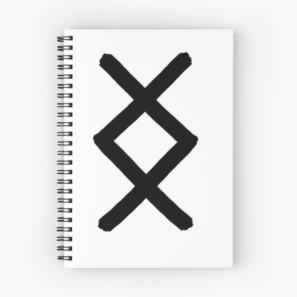 Item preview, Black Ingwaz Rune - Paintbrush - Anglo-Saxon version designed and sold by Diverlier.