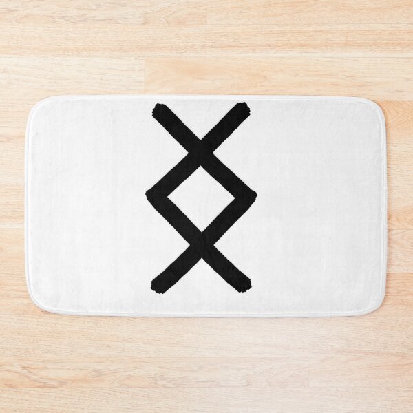 Item preview, Black Ingwaz Rune - Paintbrush - Anglo-Saxon version designed and sold by Diverlier.
