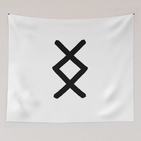 Item preview, Black Ingwaz Rune - Paintbrush - Anglo-Saxon version designed and sold by Diverlier.